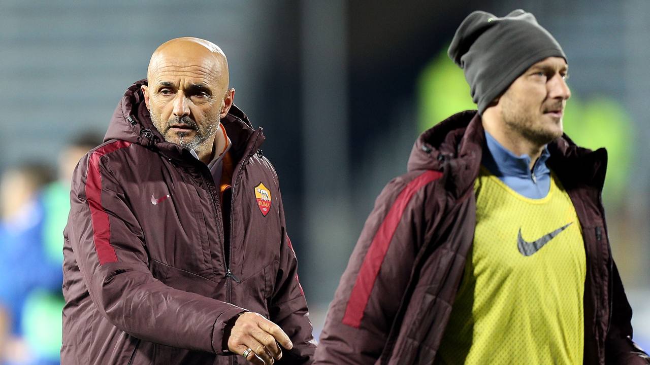 Luciano Spalletti Francesco Totti