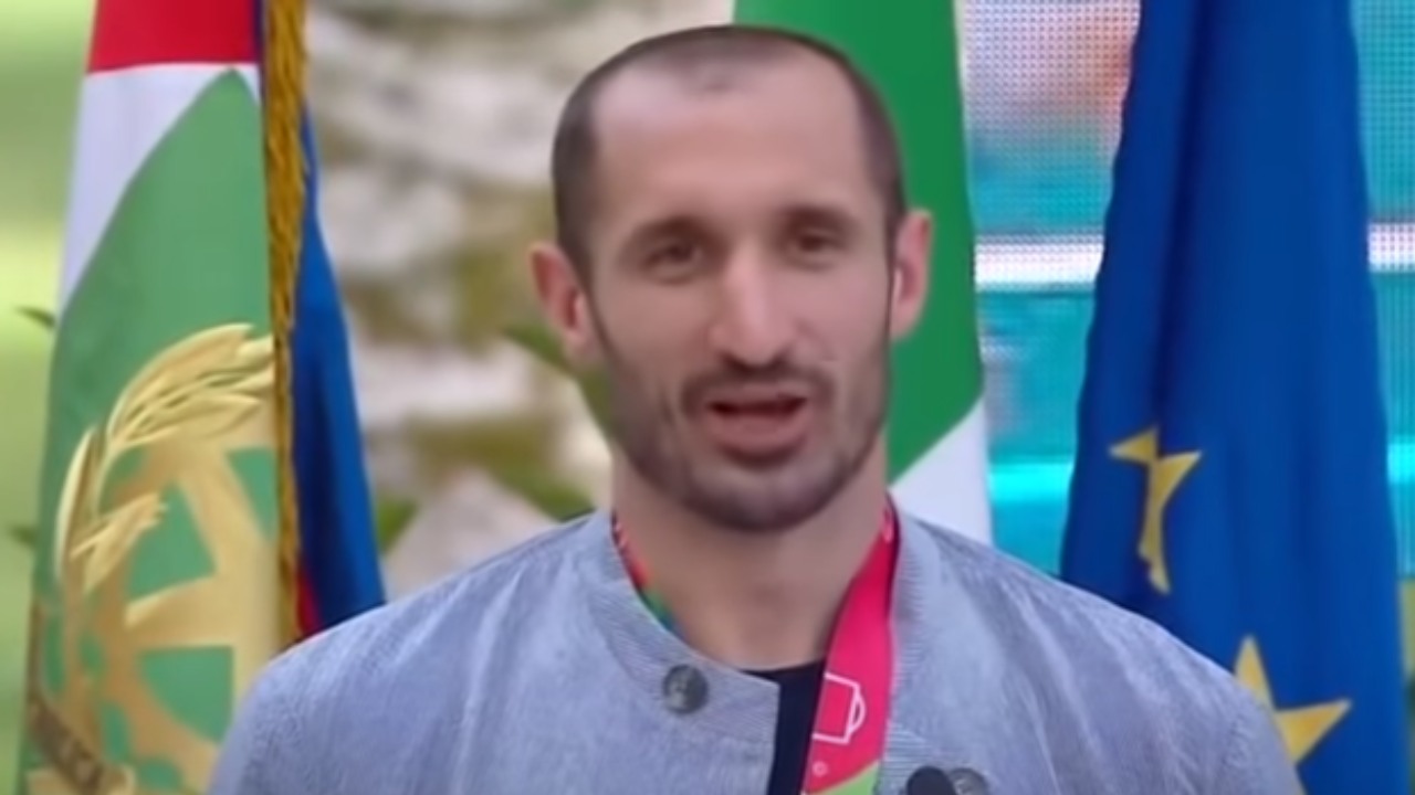 Screenshot Giorgio Chiellini discorso